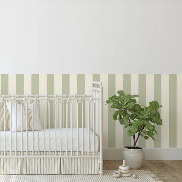 Half Wall Panels - Wide Stripe