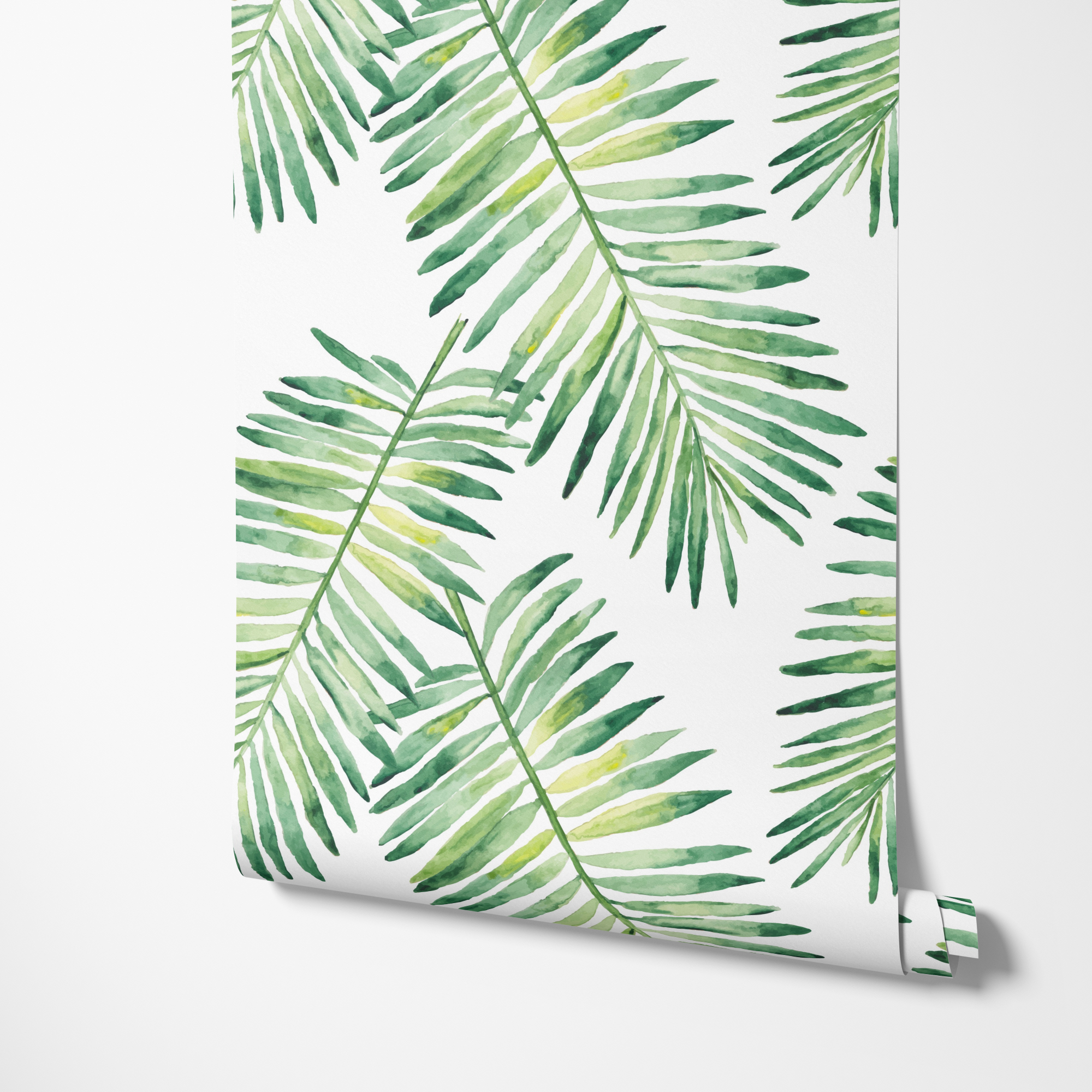 Aiden Tropical Leaves Green Jungle Wallpaper