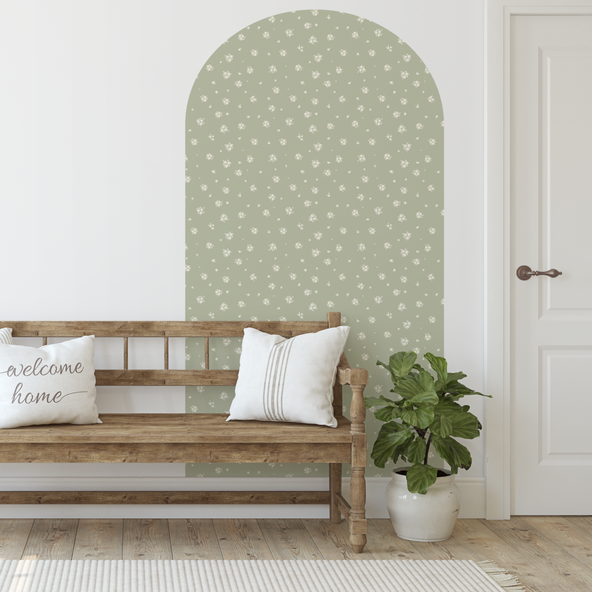 Alice Sage Green Arch Decal
