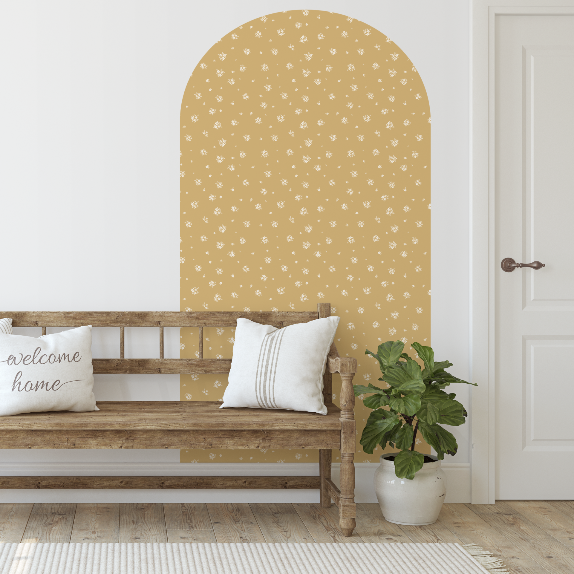 Alice Mustard Arch Decal