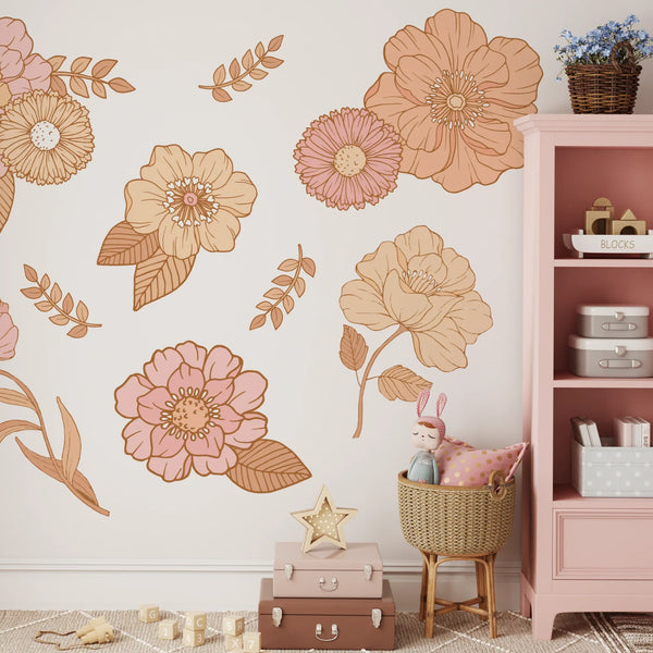Allie Boho Floral Decals