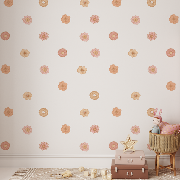 Mini Allie Boho Floral Decals