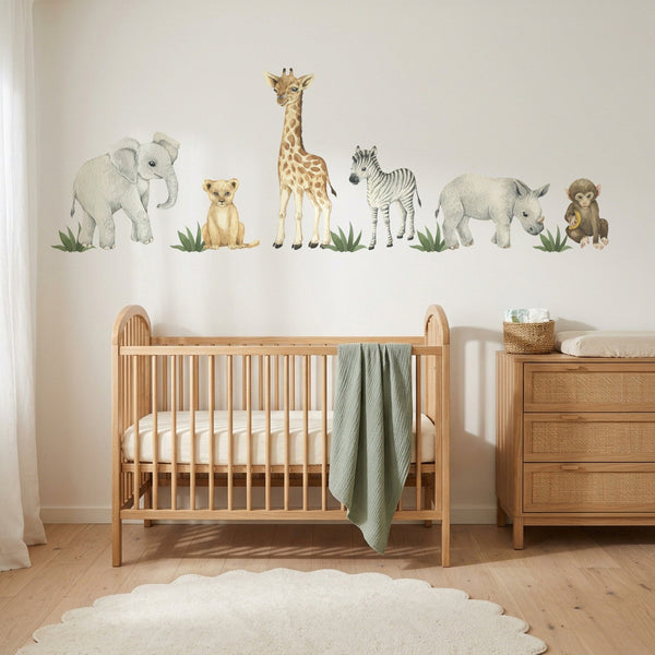 Baby Safari Animal Decals
