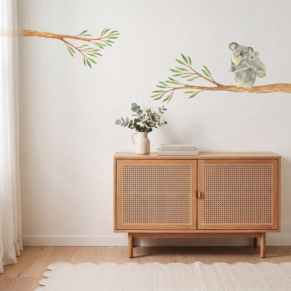 Australian Tree Branch & Koalas Wall Decals