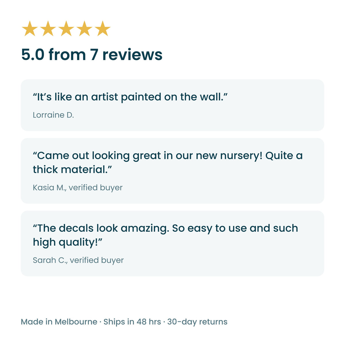 Customer reviews of the gum branch and koala wall decals