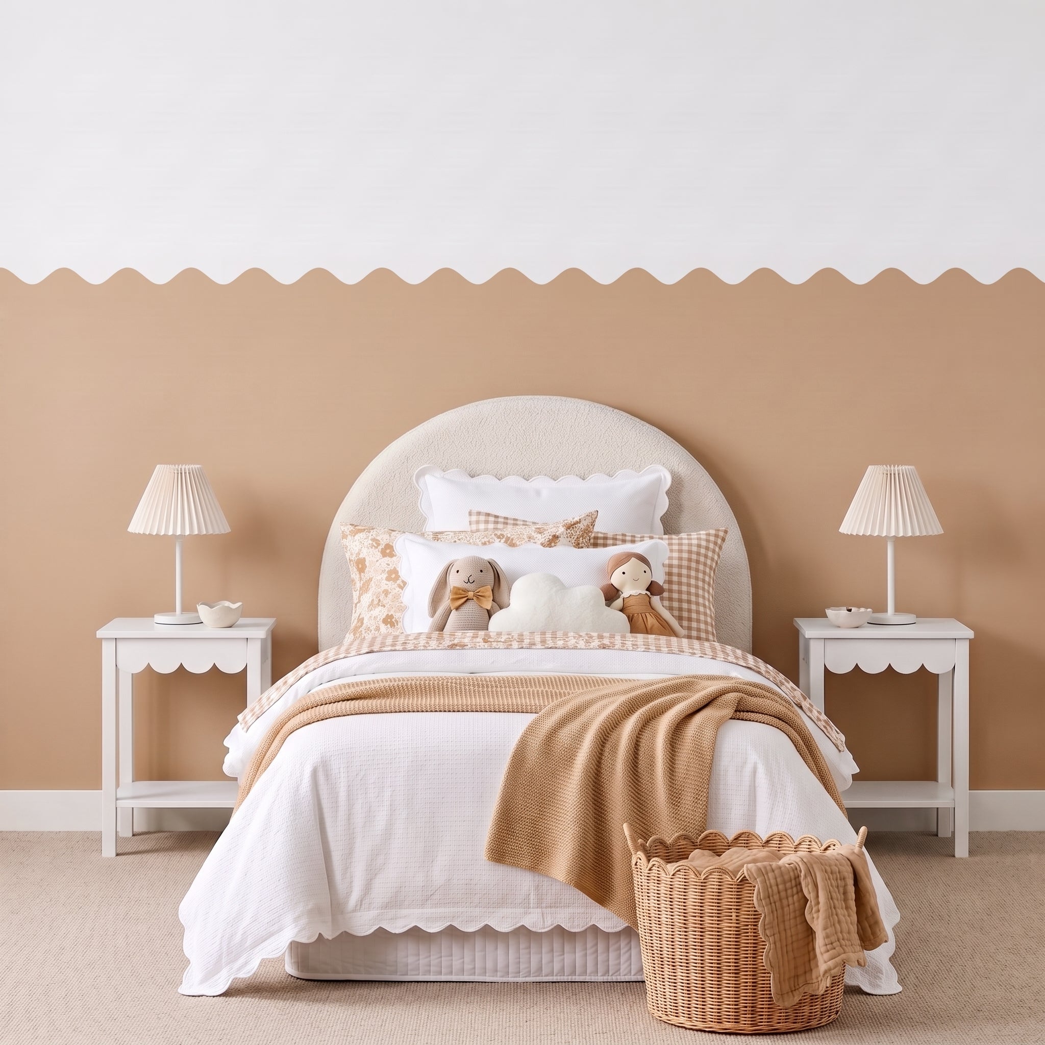 Wave Half Wall Panels - Choose a Colour