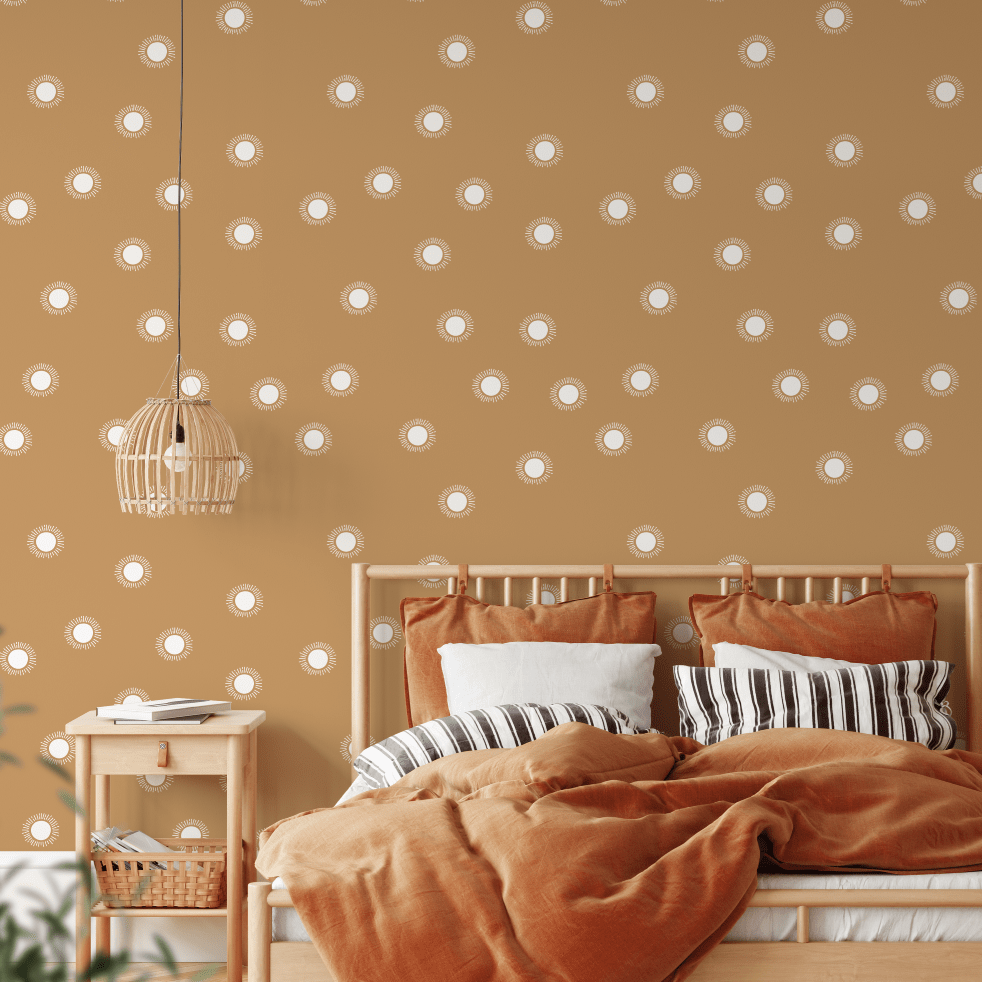 Celeste Bohemian Sun Terracotta Wall paper