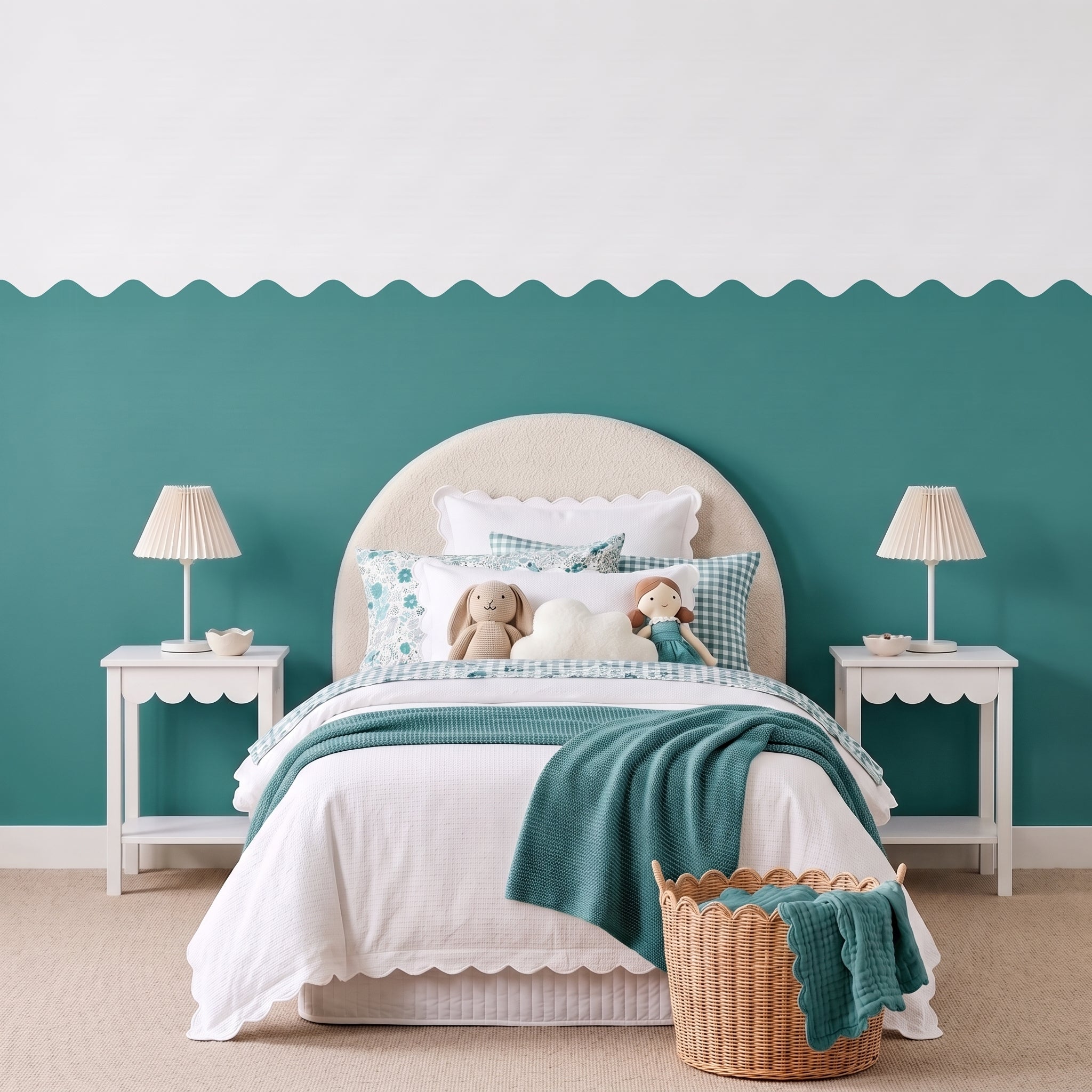 Wave Half Wall Panels - Choose a Colour