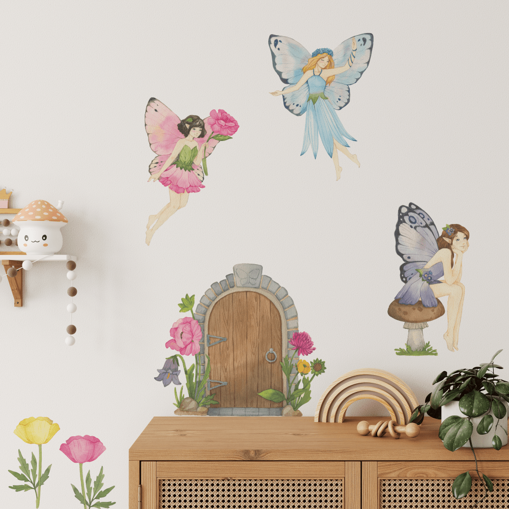 Flower Fairy Wall Decals