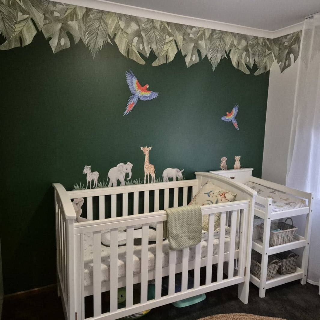 Baby Safari Animal Nursery Wall Decals