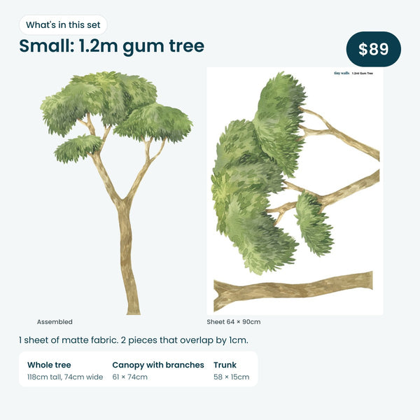 What's in the Small gum tree set