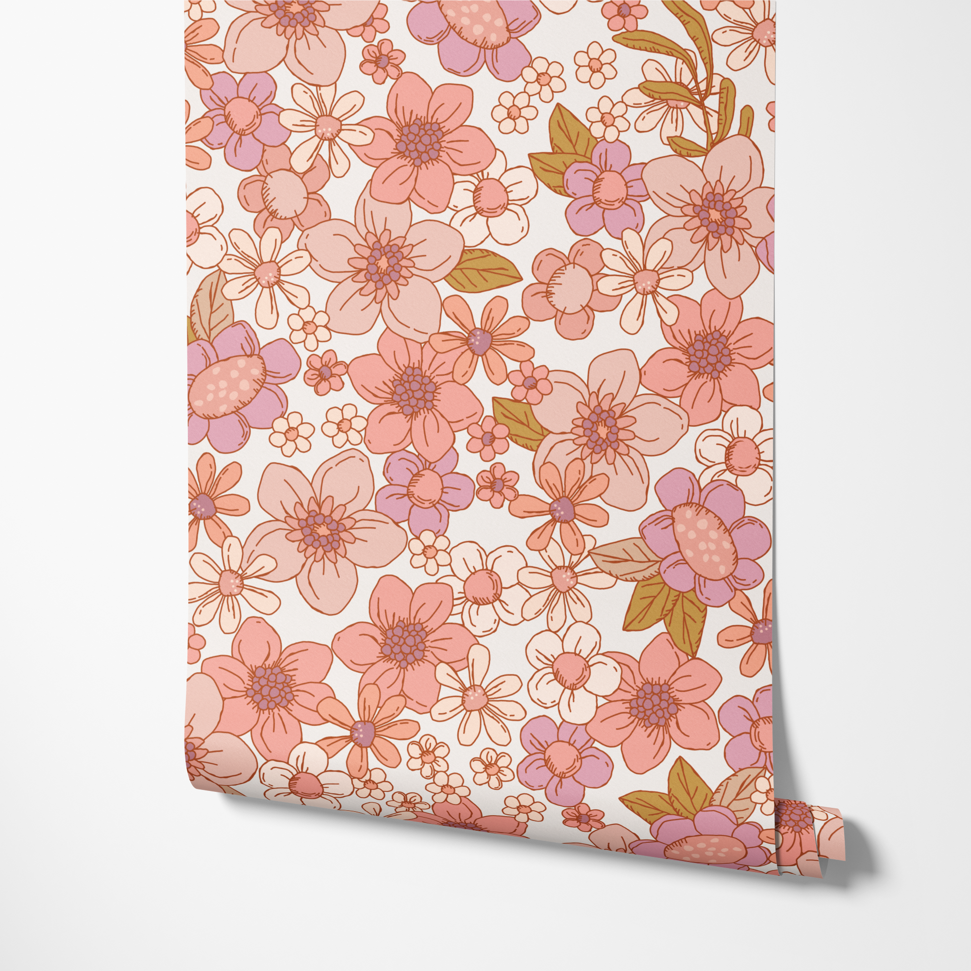 Harper Vintage Blossom Floral Wallpaper