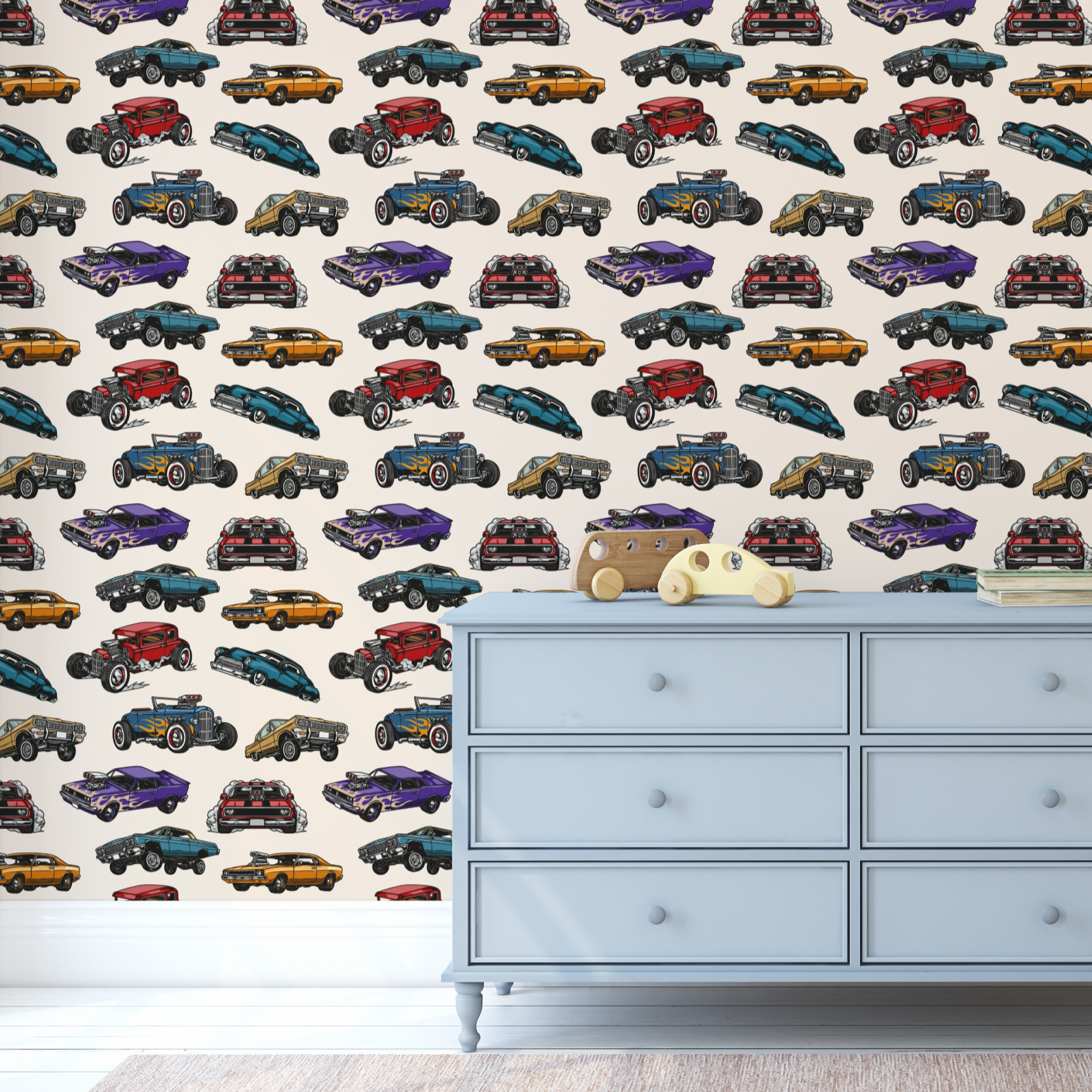 Hot Rods Kids Car Wallpaper