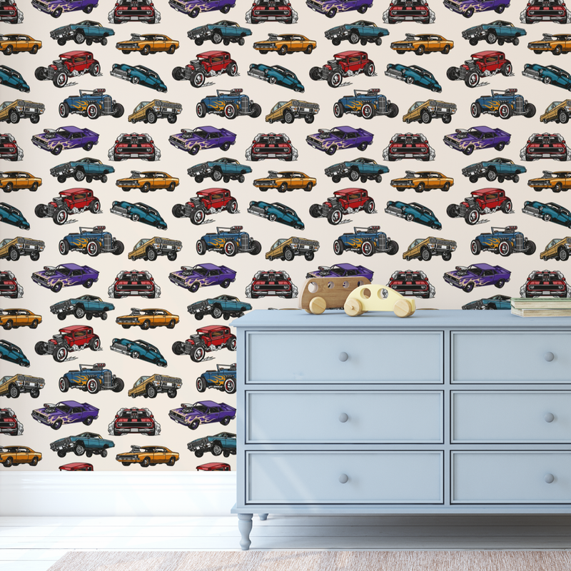 Hot Rods Kids Car Wallpaper