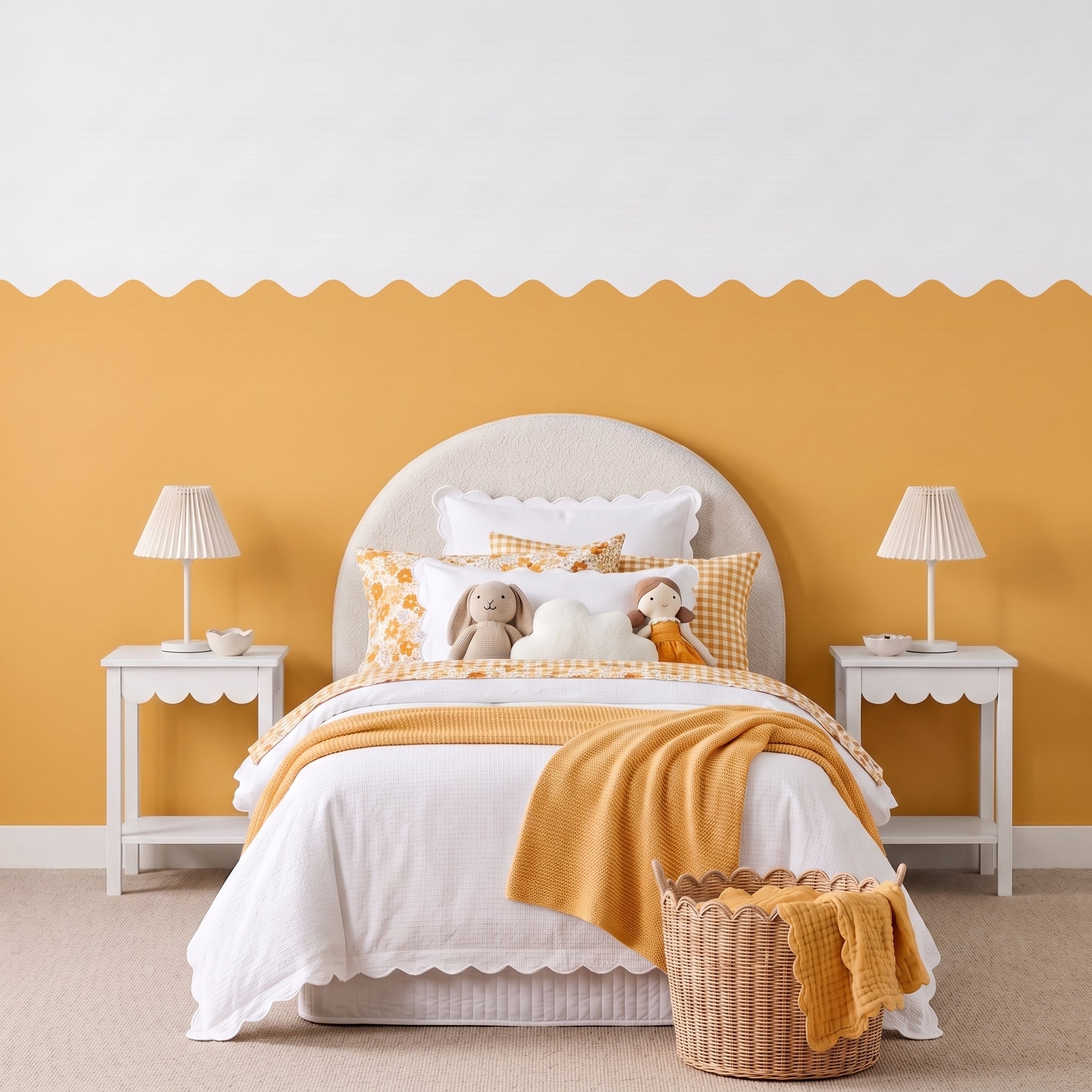 Wave Half Wall Panels - Choose a Colour