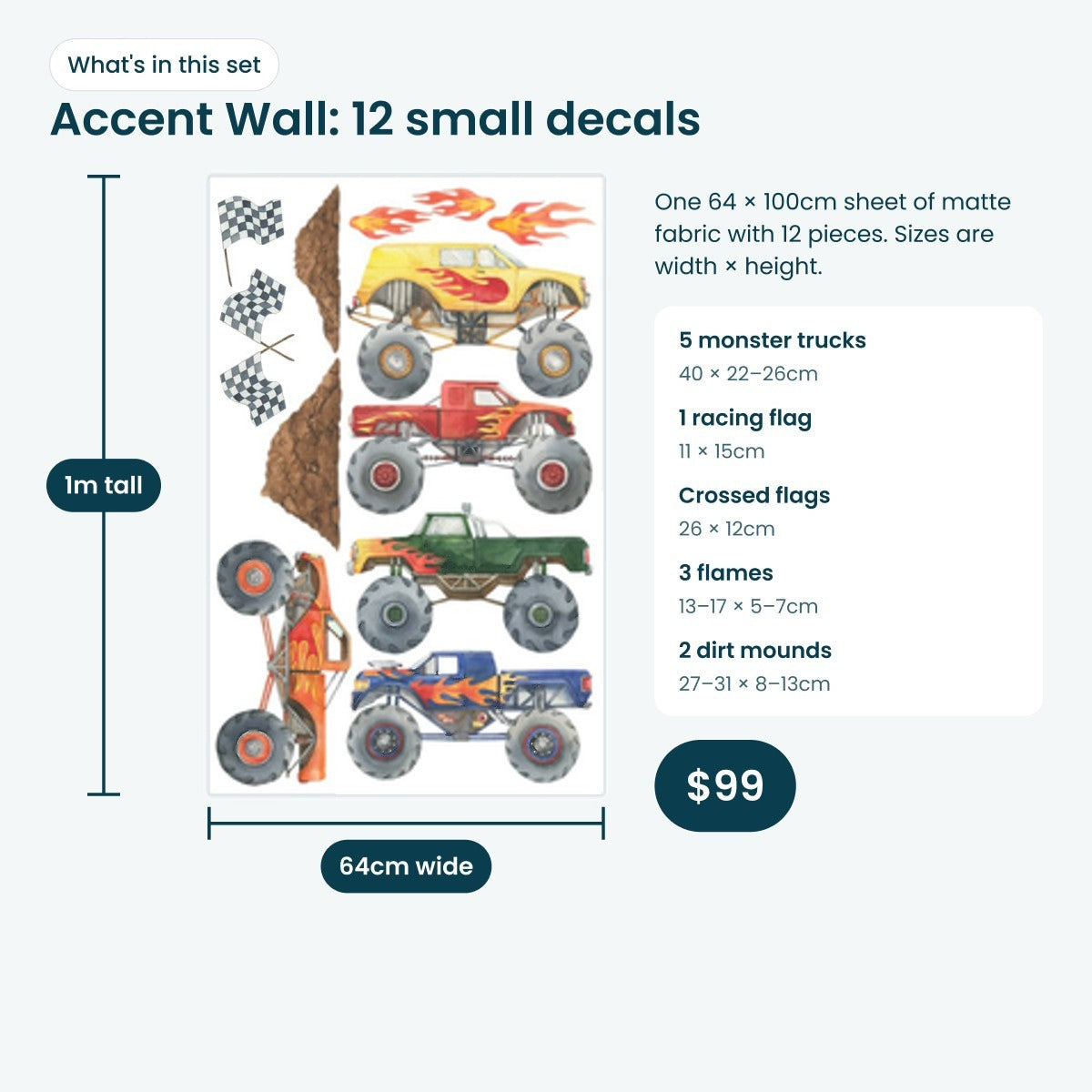 What's in the Accent Wall set