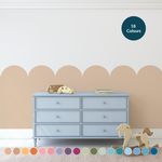 Peel & Stick Wall Scallops - 18 Colours