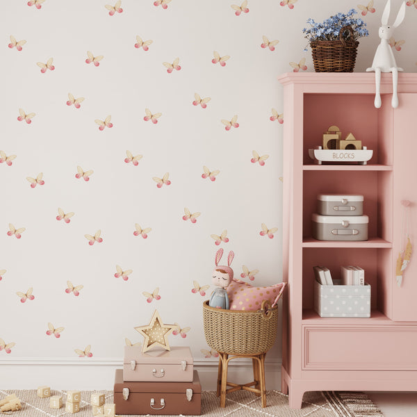 Pink Butterfly Wall Decals