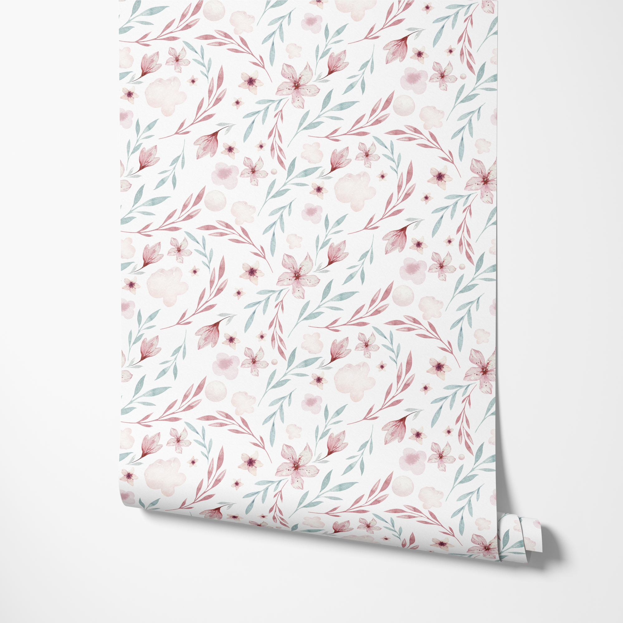 Pretty Blooms Floral Wallpaper