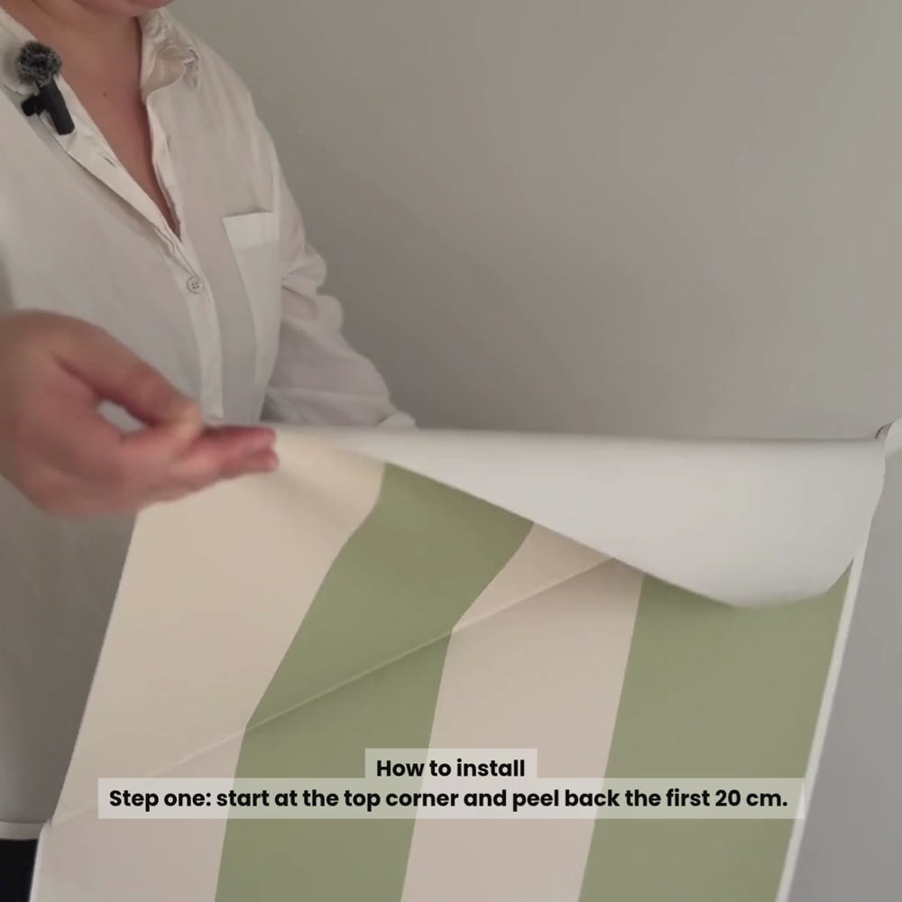 Half Wall Panels - Wide Stripe