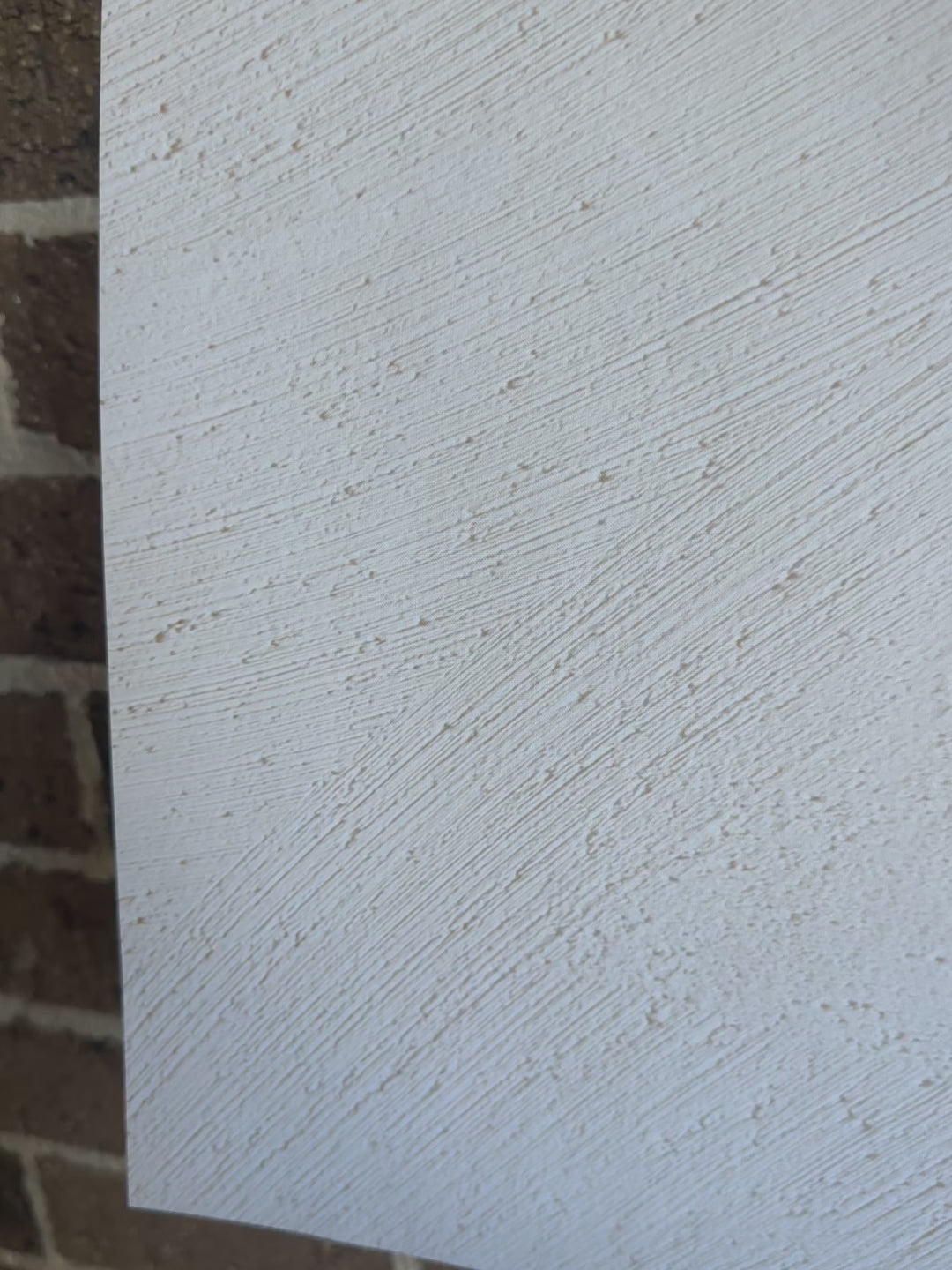 Load video: Faux Render Textured Concrete Natural Wallpaper