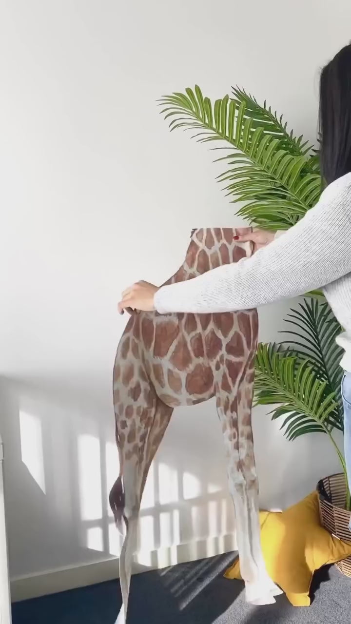 Load video: Giraffe Wall Decals