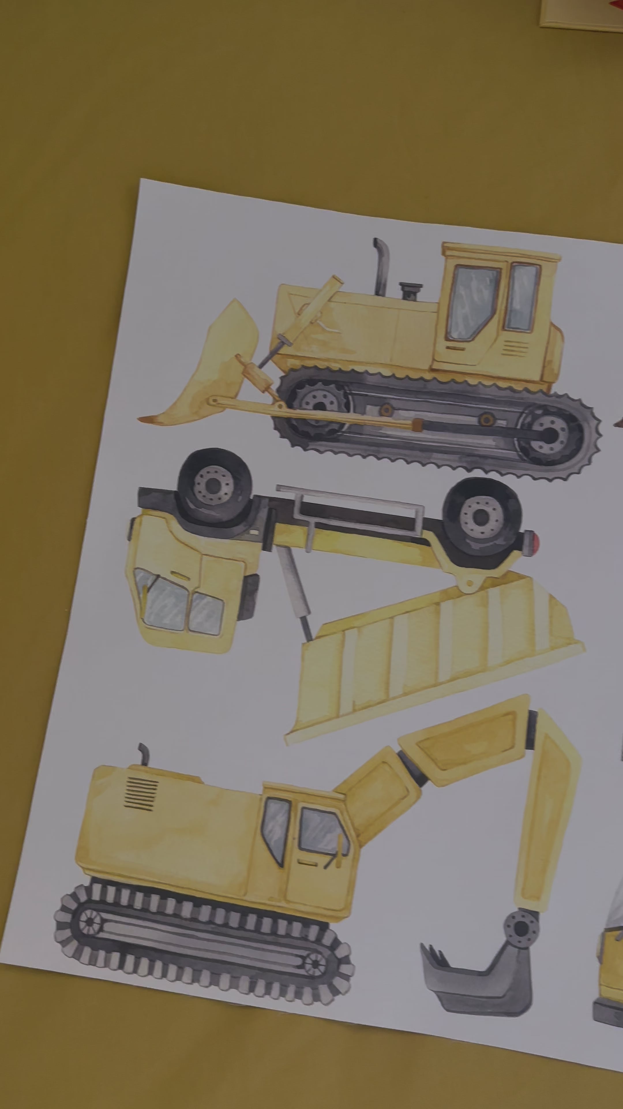 Load video: Construction Wall Decals