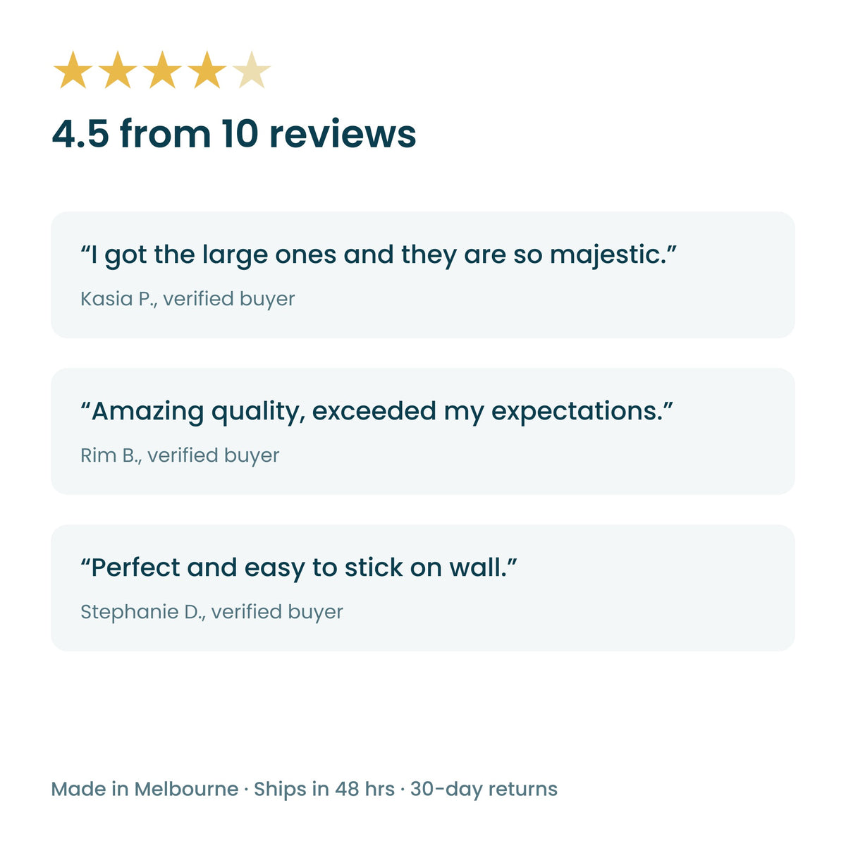 Customer reviews of the safari animal wall decals