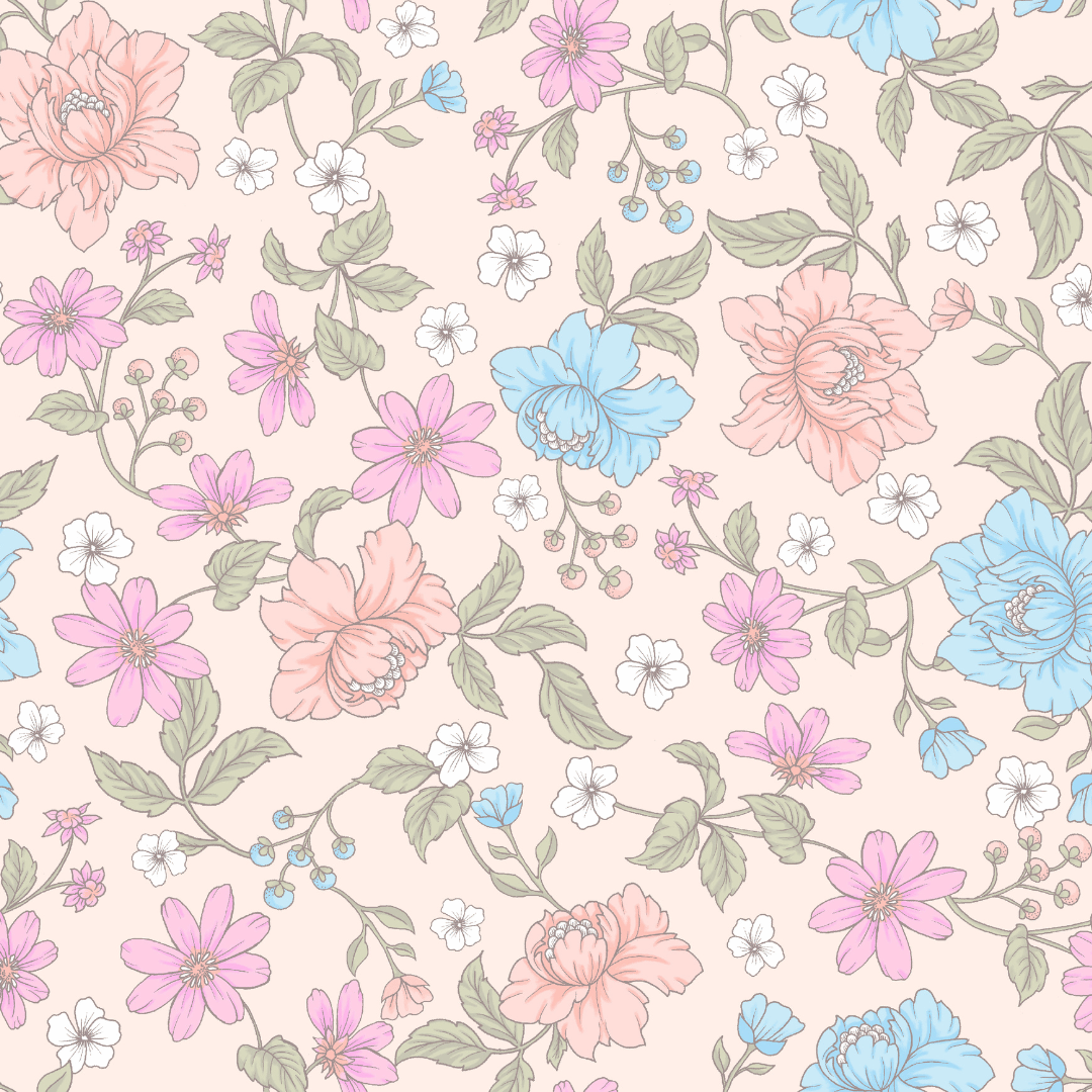 Aurora Boho Flower Garden Wallpaper
