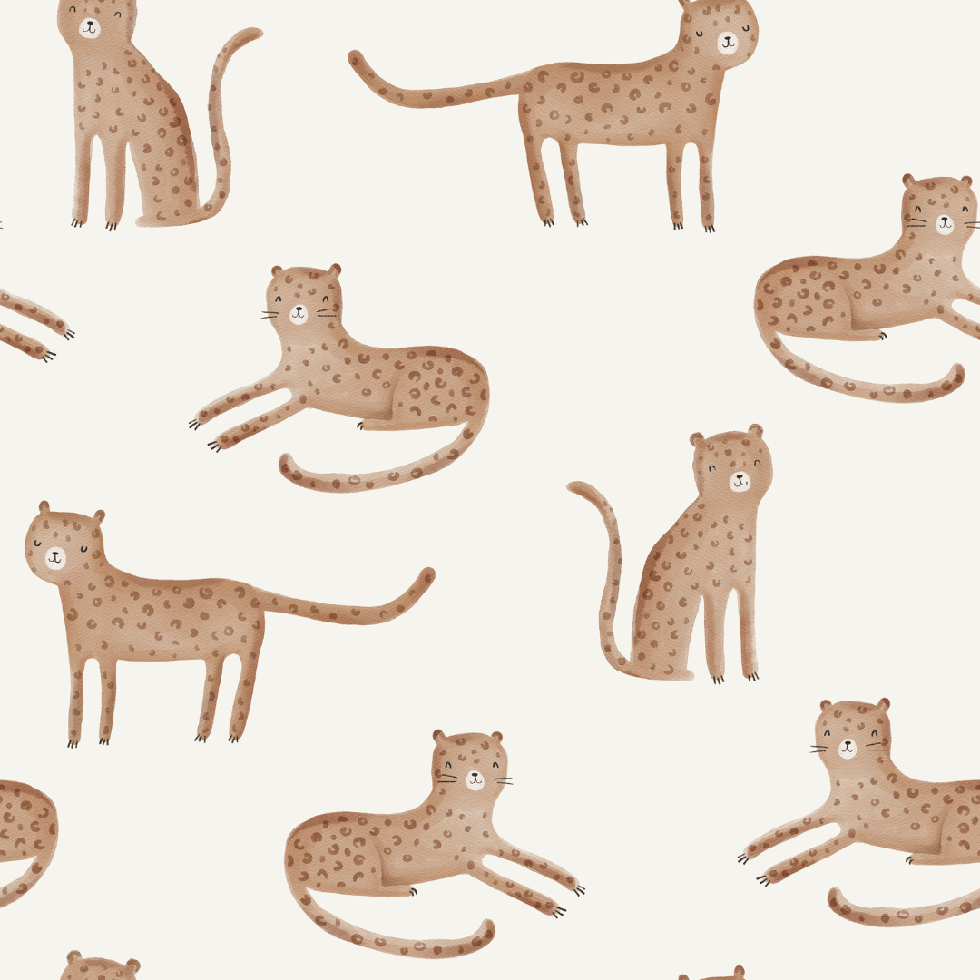 Felix Scandi Leopard Kids Wallpaper