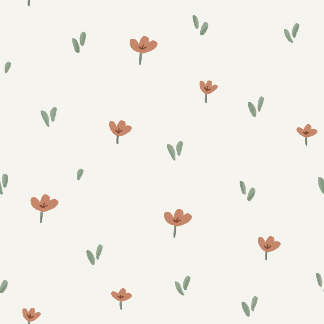 Inna Cream Scandi Flower Meadow Wallpaper