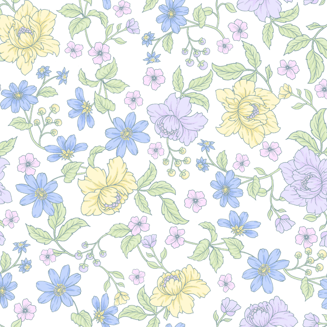 Ariel Boho Floral Garden Wallpaper