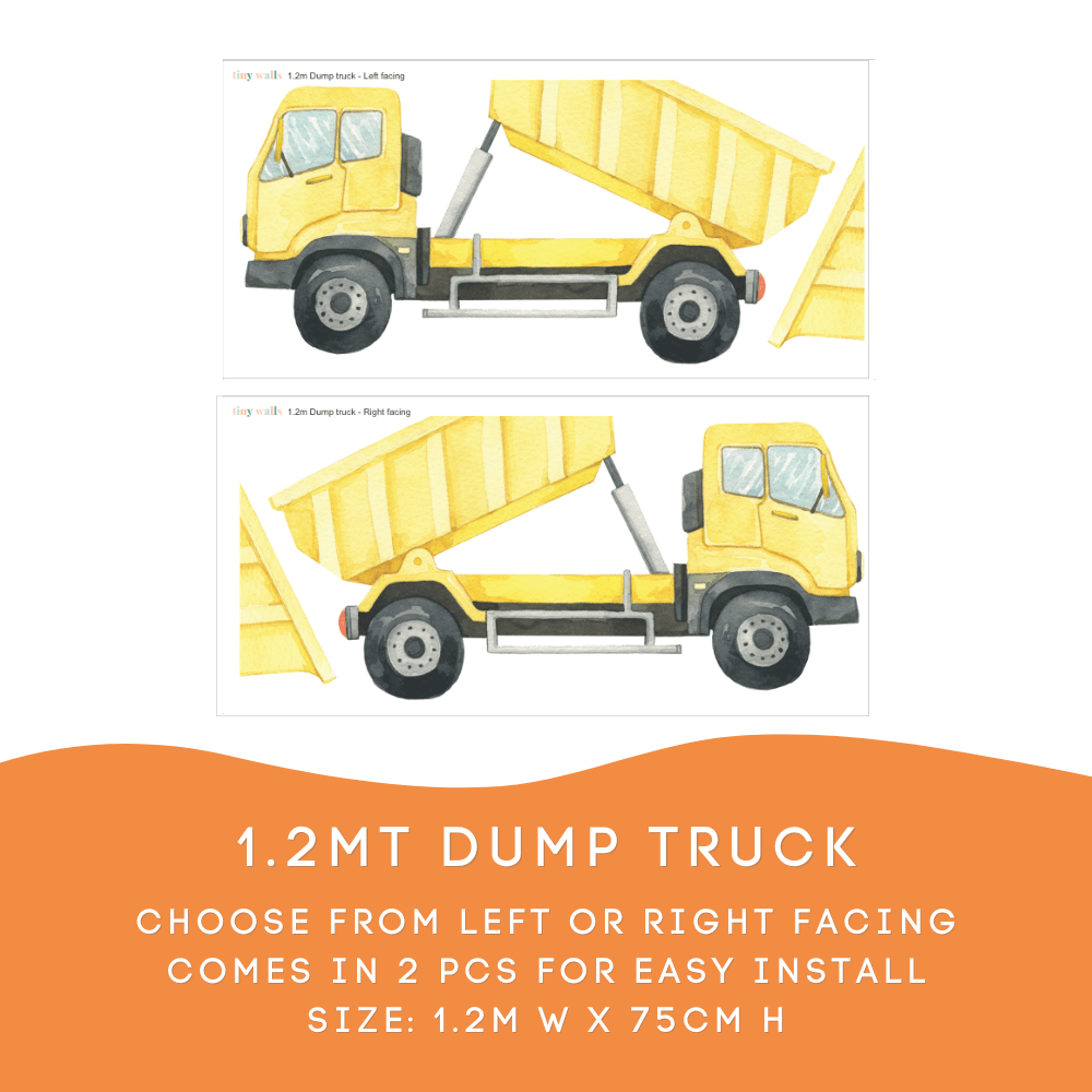 Dump Truck Wall Decal