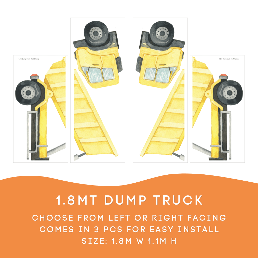 Dump Truck Wall Decal