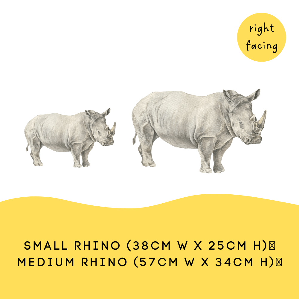 Rhino Wall Decals