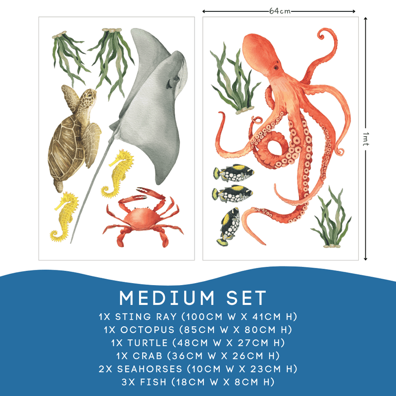 Ocean Animal Wall Decals