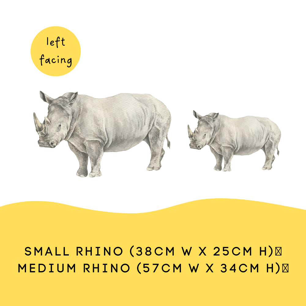 Rhino Wall Decals