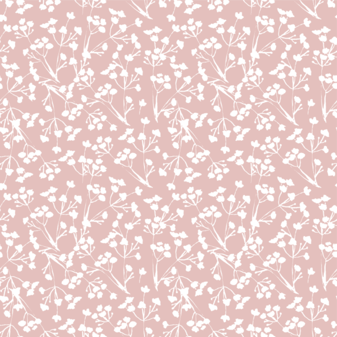 Ali Dusty Pink Folaige Wallpaper