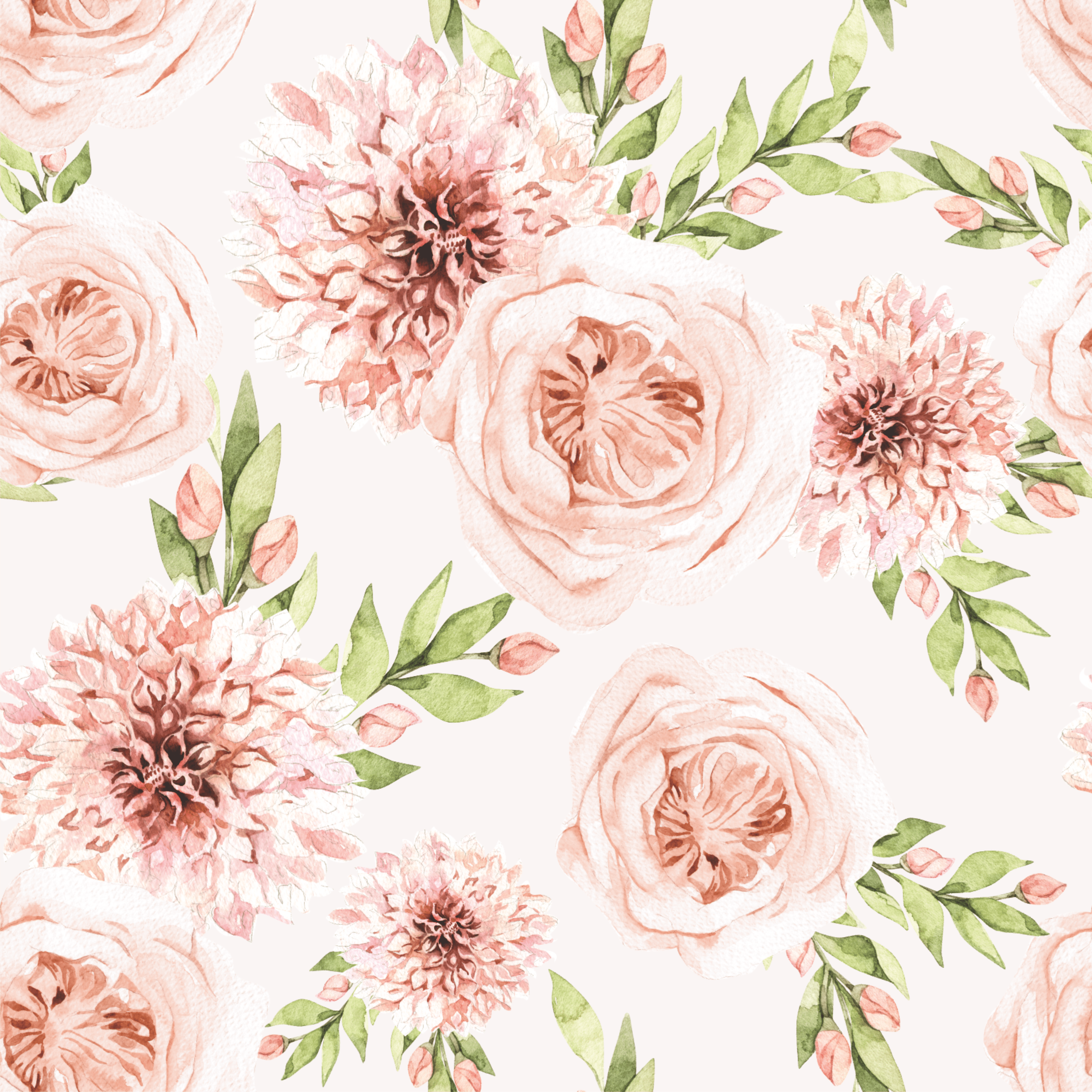 Blossom Pink Floral Wallpaper