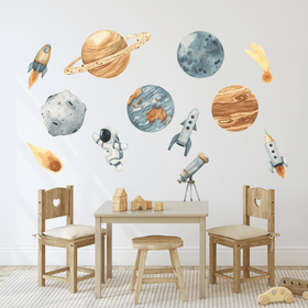 Space wall decals