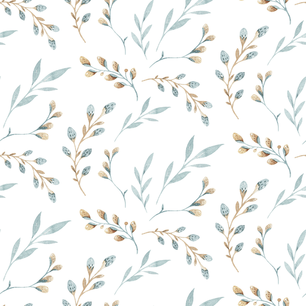 Hudson Seafoam Modern Farmhouse Wallpaper