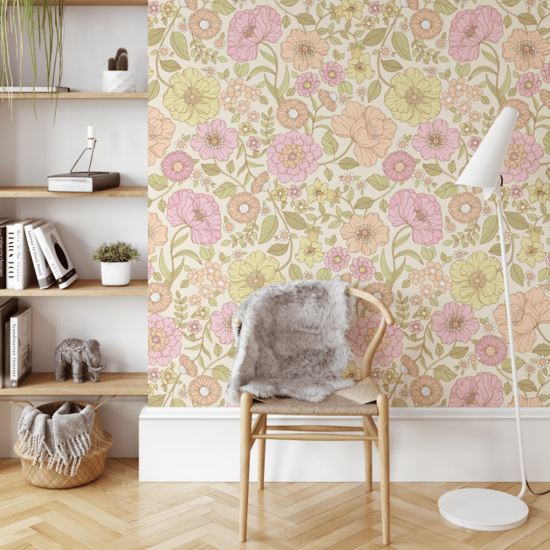 Juliet Summer Brights Floral Wallpaper