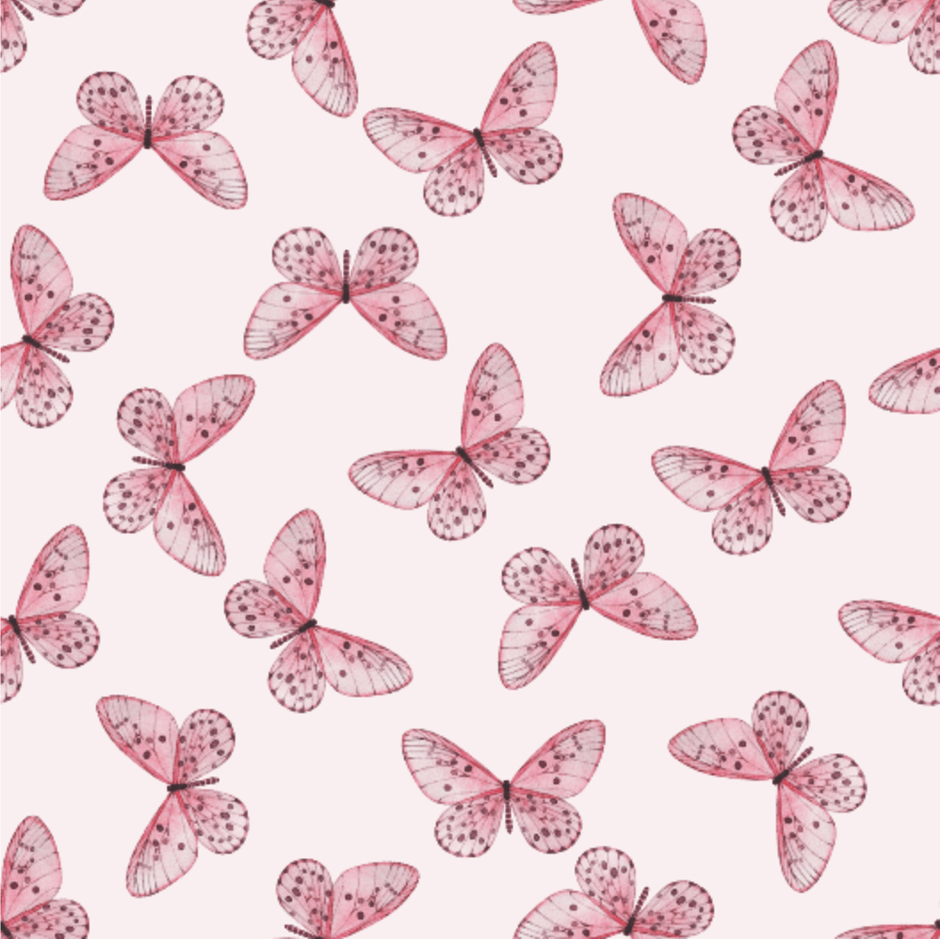 Monarch Pink Butterfly Wallpaper