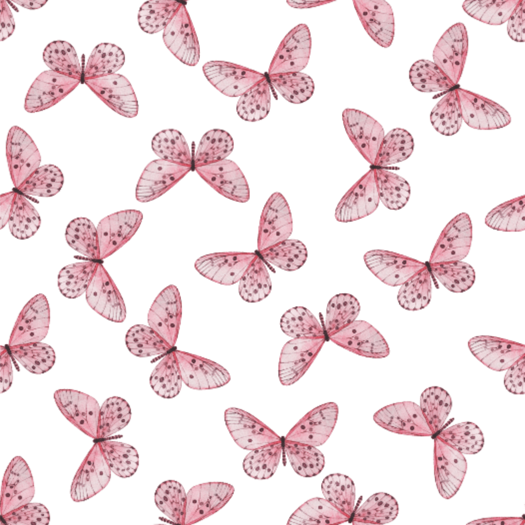 Monarch White Butterfly Wallpaper