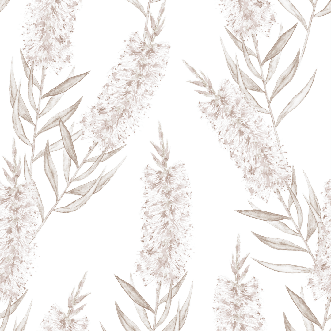 Native Linen Dried Foliage Wallpaper