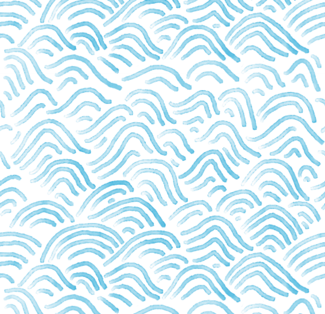 Reef Blue Waves Wallpaper