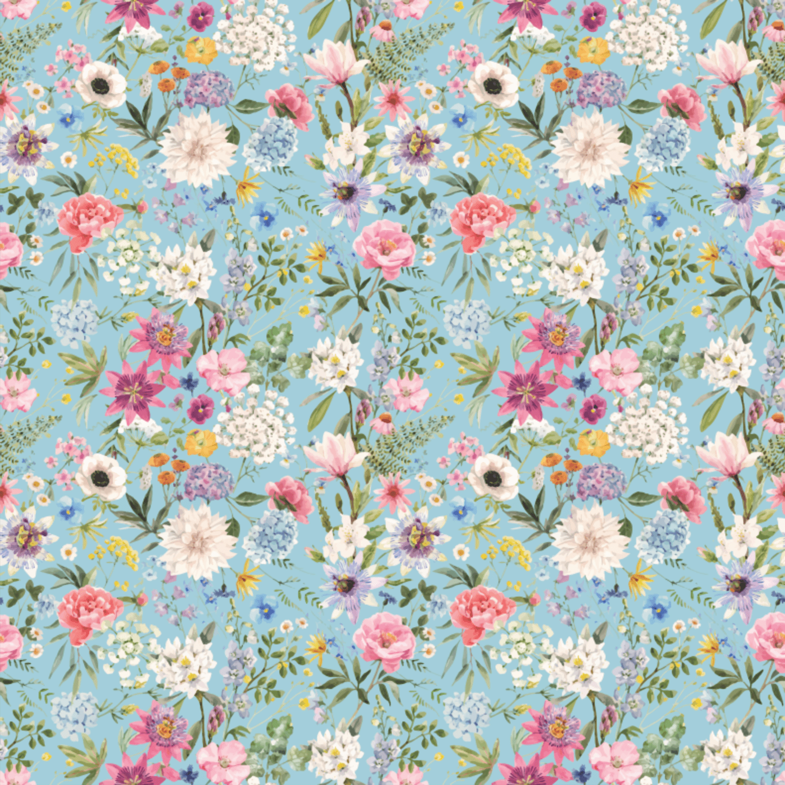 Valeria Pastel Blossom Floral Wallpaper