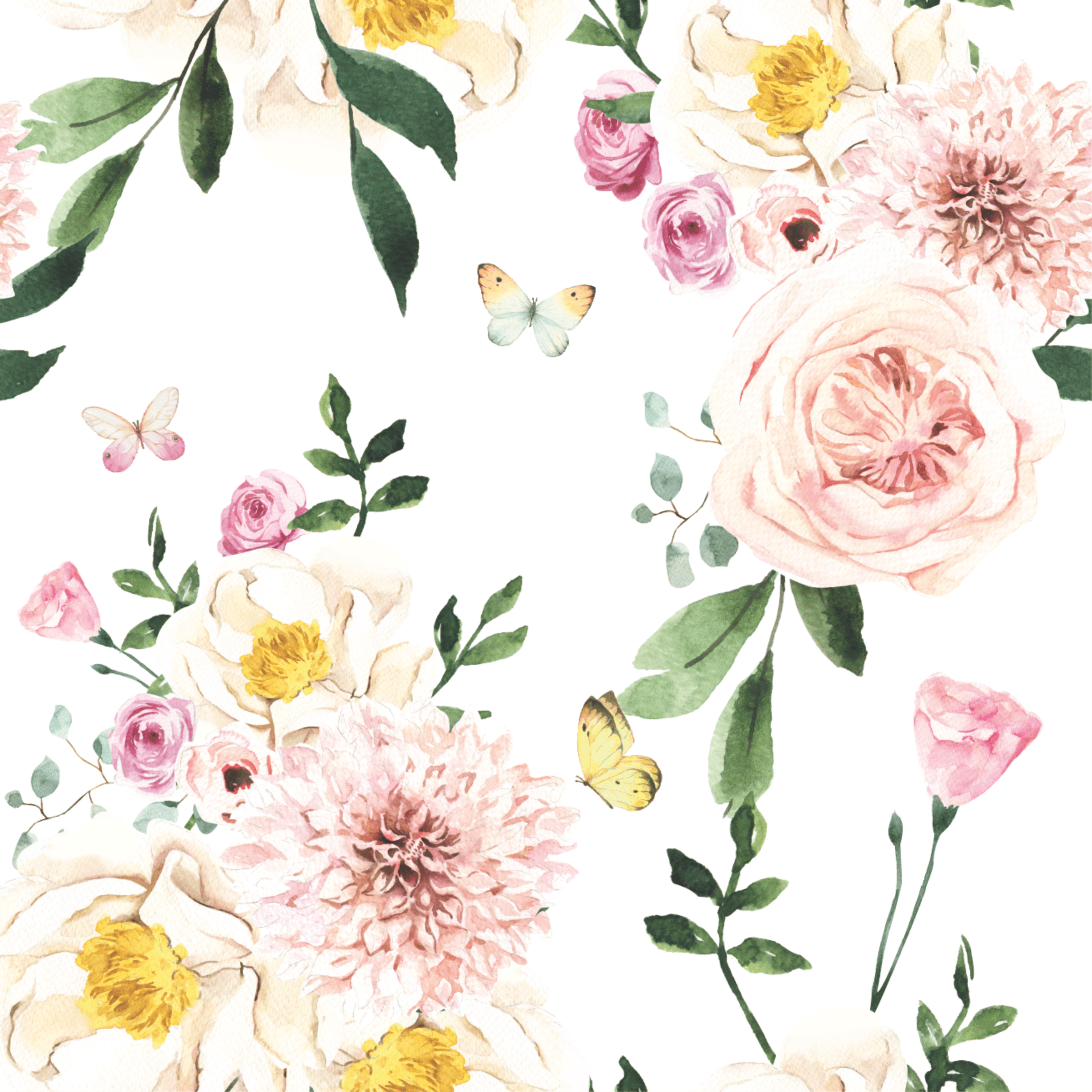 Valerie Floral Garden Wallpaper