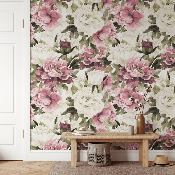 Victoria Vintage Floral Wallpaper