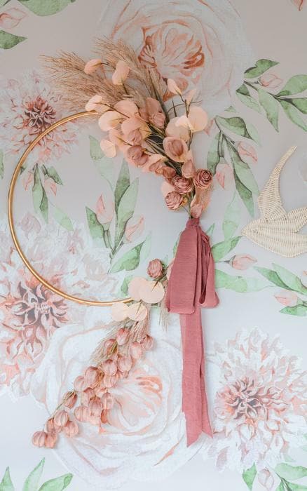 Blossom Pink Floral Wallpaper